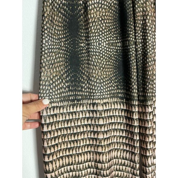 COPY - Alexie Womens High Rise Wide Leg Elastic Waistband Trouser Pants Brown S… - Picture 3 of 4